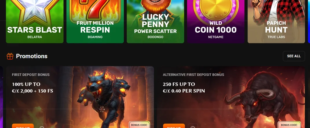 Claim deposit bonus offer